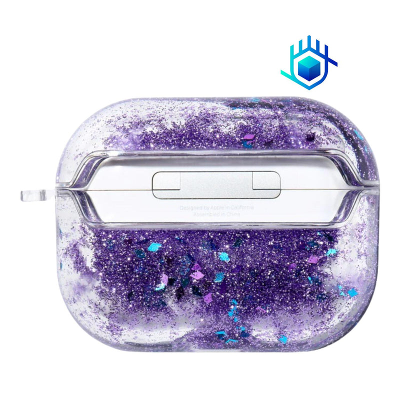 Funda Brillos Liquido para AirPods Case Uso Rudo Mujer Dama