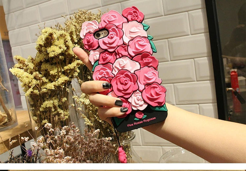 Case De Flores Para iPhone Dama Mujer Moda Amor Regalo Love