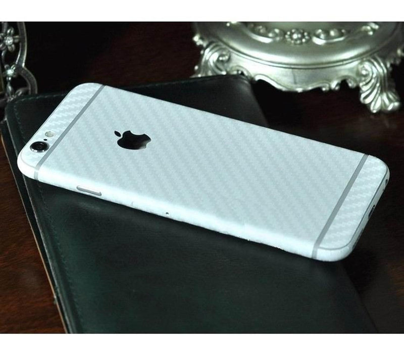 Sticker Para iPhone Fibra Carbon Hombre Mujer Protector 3d