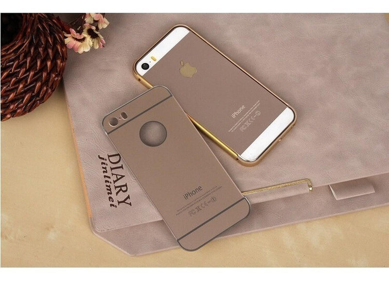 Funda para iPhone Aluminio Metal Reforzada Case Hombre Mujer