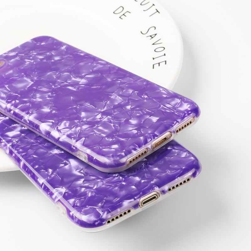 Funda Para iPhone Piedra Preciosa Cuarzo Violeta Mujer Case