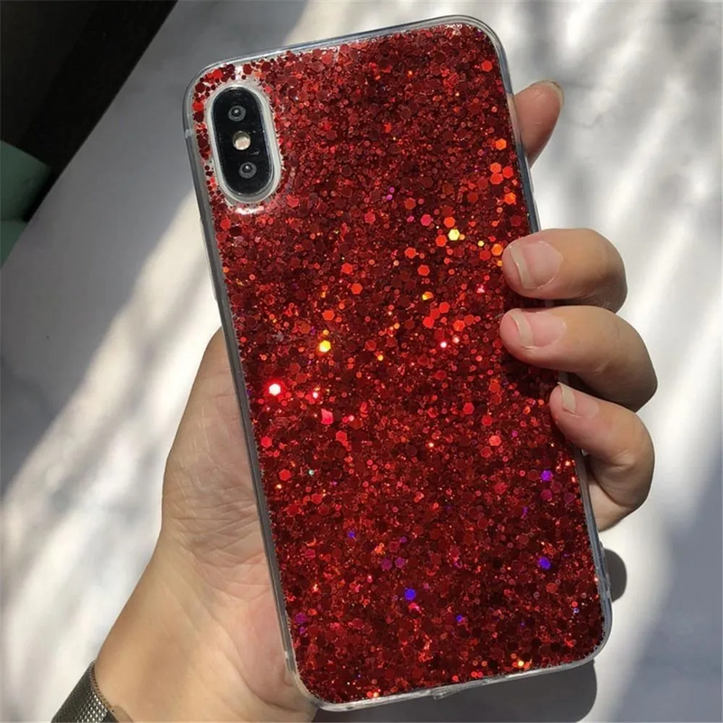 Funda Glitter para iPhone Brillo Diamantes Escarcha Diamante