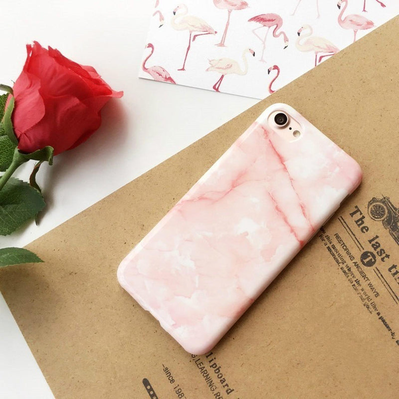 Funda Para iPhone Marmol Pastel Delight Cuarzo Dama Mujer