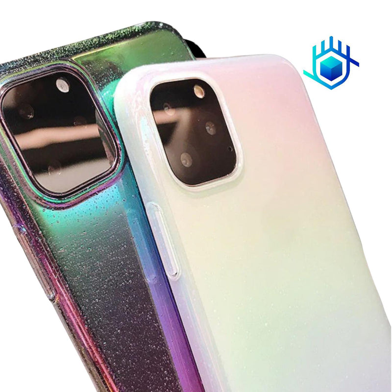 Funda Nebula Huawei Tornasol Arcoiris Unicornio Mujer Hombre