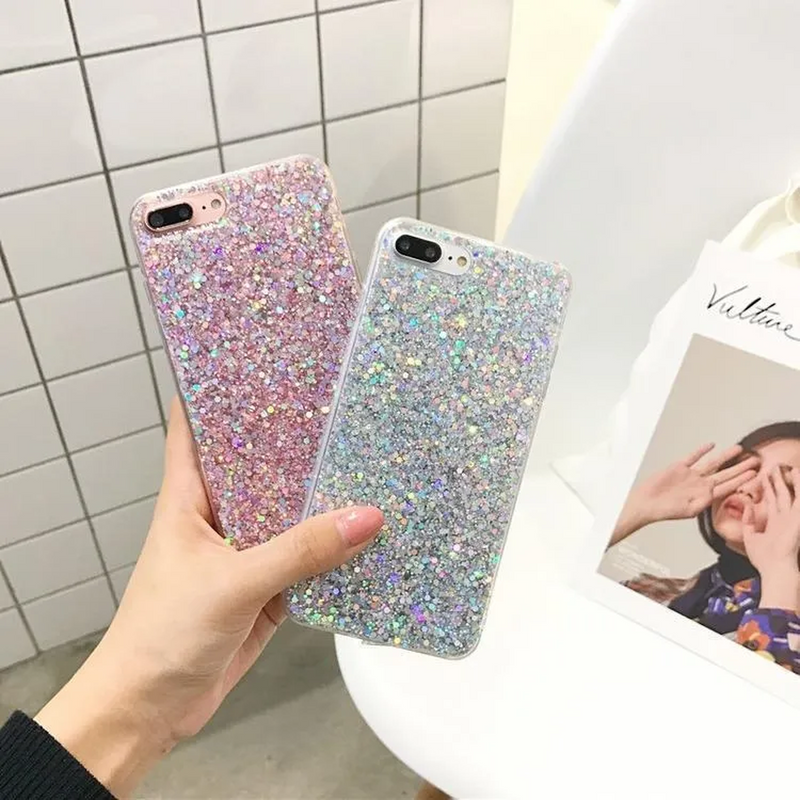 Funda Glitter para iPhone Brillo Diamantes Escarcha Diamante