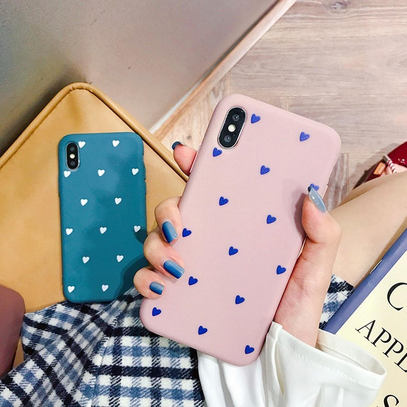 Funda para iPhone Corazones Mujer Case Da Protector Parejas