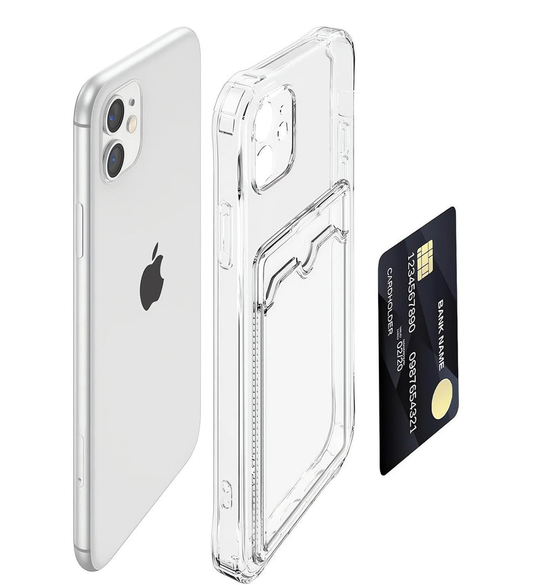 Funda Goma Porta Tarjeta para Realme + Mica Protector Fuerte
