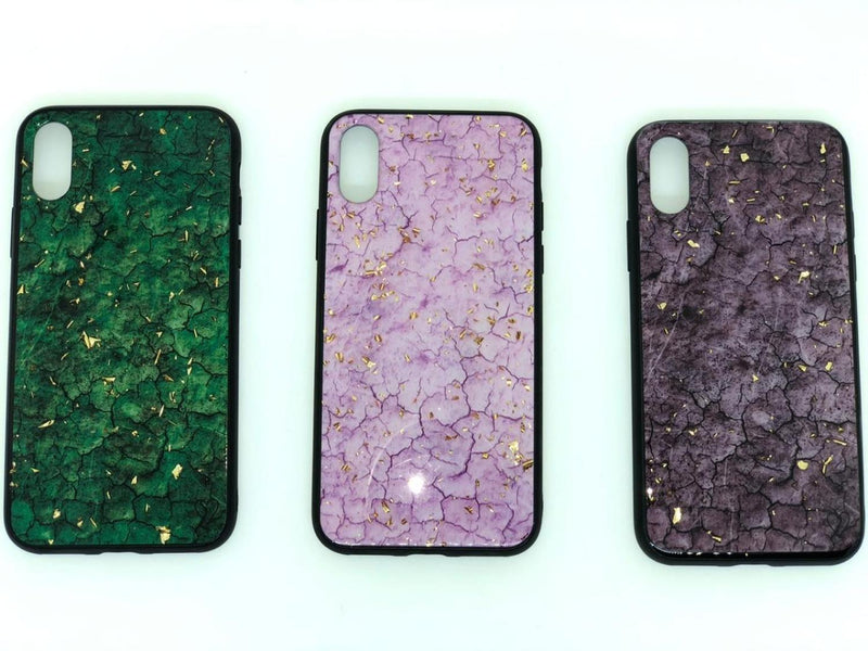 Funda Marmol Para iPhone con Diamantes Mujer Case Brillo 3D