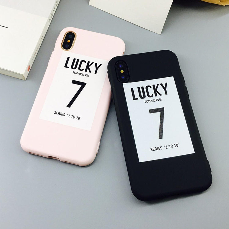 Funda Para iPhone Lucky 7 Suerte Level Numero Casino Poker