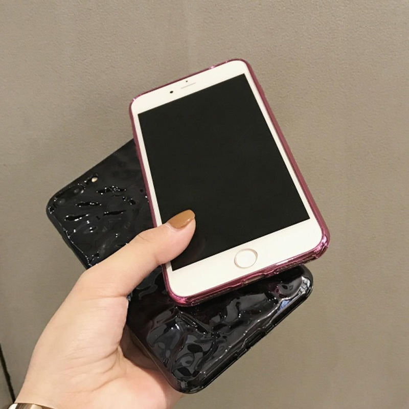 Funda Para iPhone Aluminio Plastico Mujer Case Protetor 3d