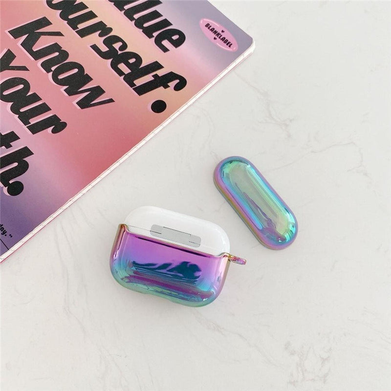 Funda para AirPods Arcoiris Galaxia Hombre Mujer Tornasol 3D