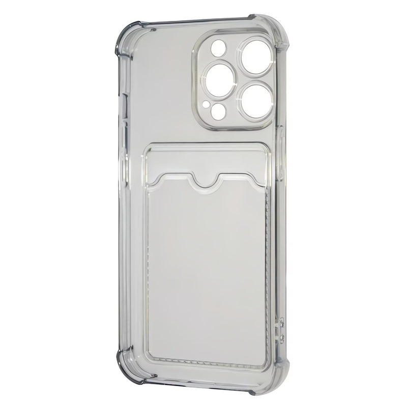 Funda Goma Porta Tarjeta para Realme + Mica Protector Fuerte