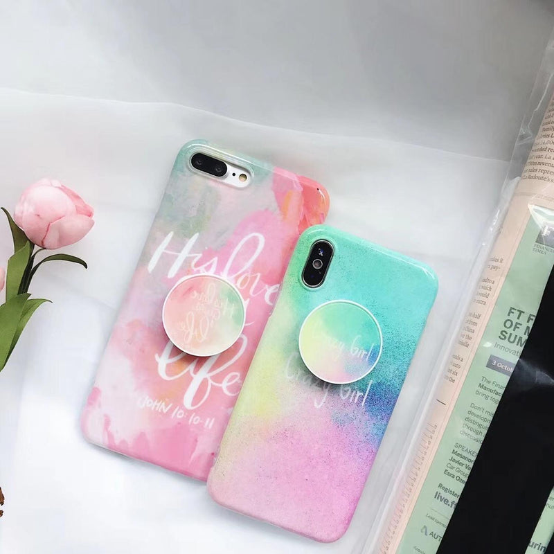 Funda Para iPhone Marmol Mujer Protector Resistente Dama 3D