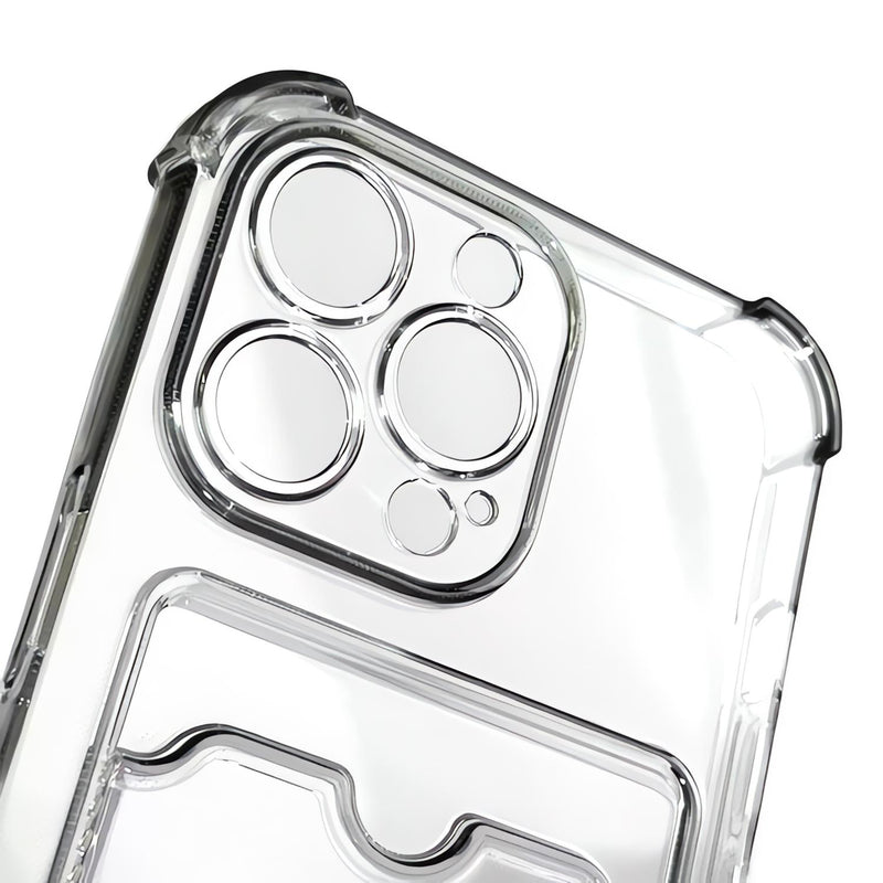 Funda Goma Porta Tarjeta para Xiaomi + Mica Protector Fuerte