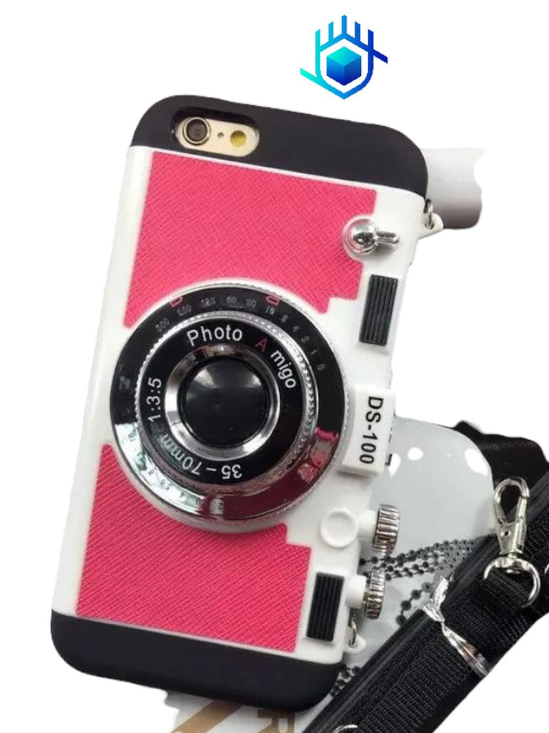 Funda para iPhone Camara Profesional 3d Collar Mujer Hombre