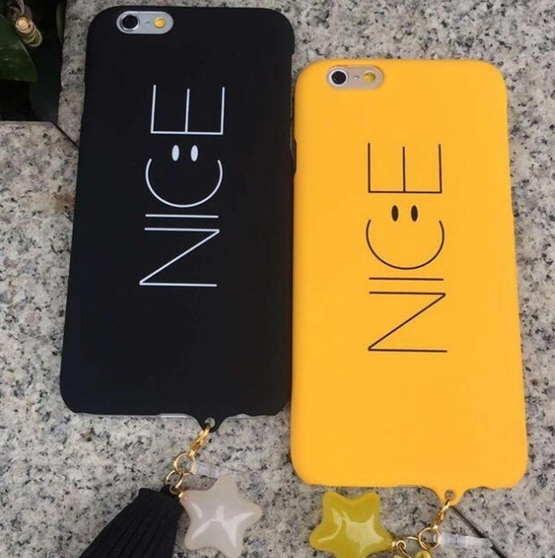 Funda Para iPhone Nice Colguije Feliz Happy Estrella Emoji