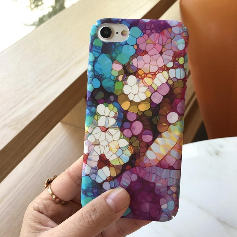 Funda Para iPhone Pintura Flores Arte Oleo Mujer Hombre Moda