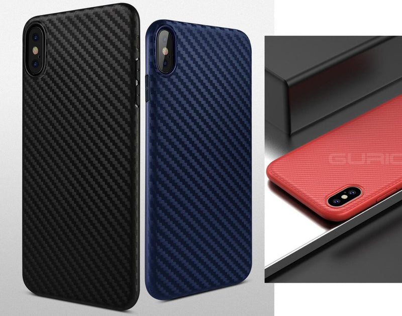 Funda Para iPhone Goma Carbon Protector Hombre Mujer Lineas