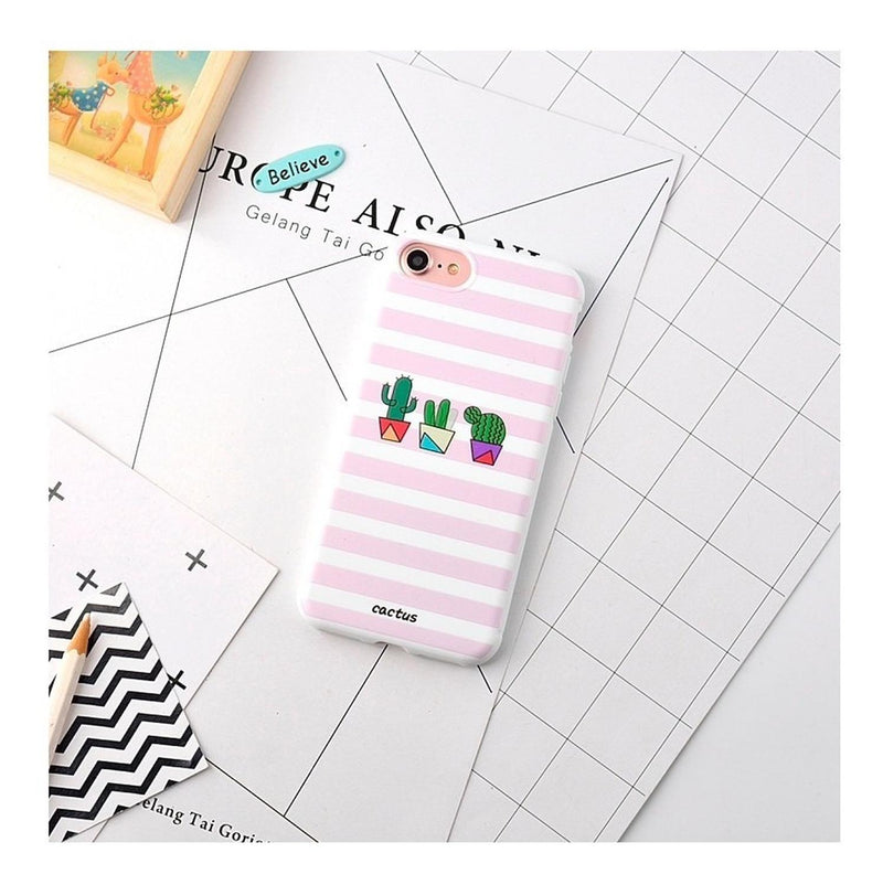 Funda Cactus iPhone Divertidas Maceta Case Planta Mujer Dama