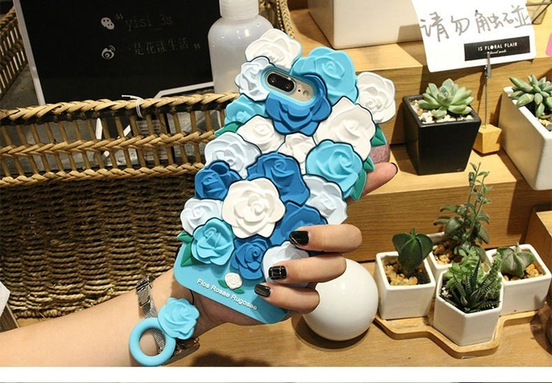 Case De Flores Para iPhone Dama Mujer Moda Amor Regalo Love