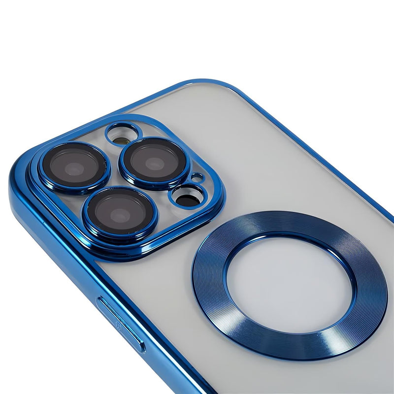Funda de Lujo Goma para iPhone 8/7 Plus + Mica Case Elegante