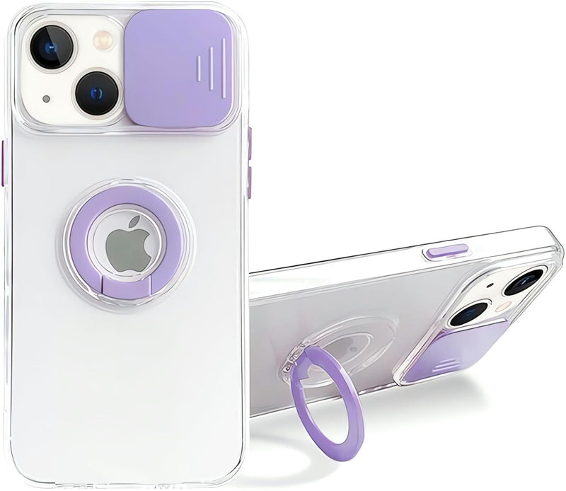 Funda Protectora Camara con Anillo para iPhone X / XS + Mica