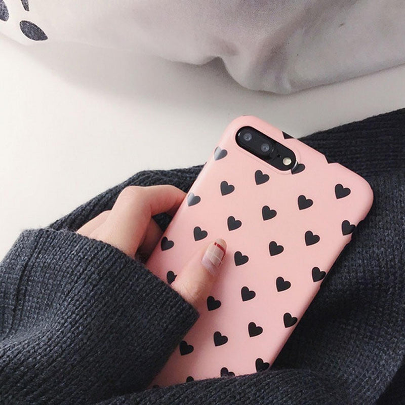 Funda Corazon De Goma Para iPhone Dama Hombre Mujer Novios