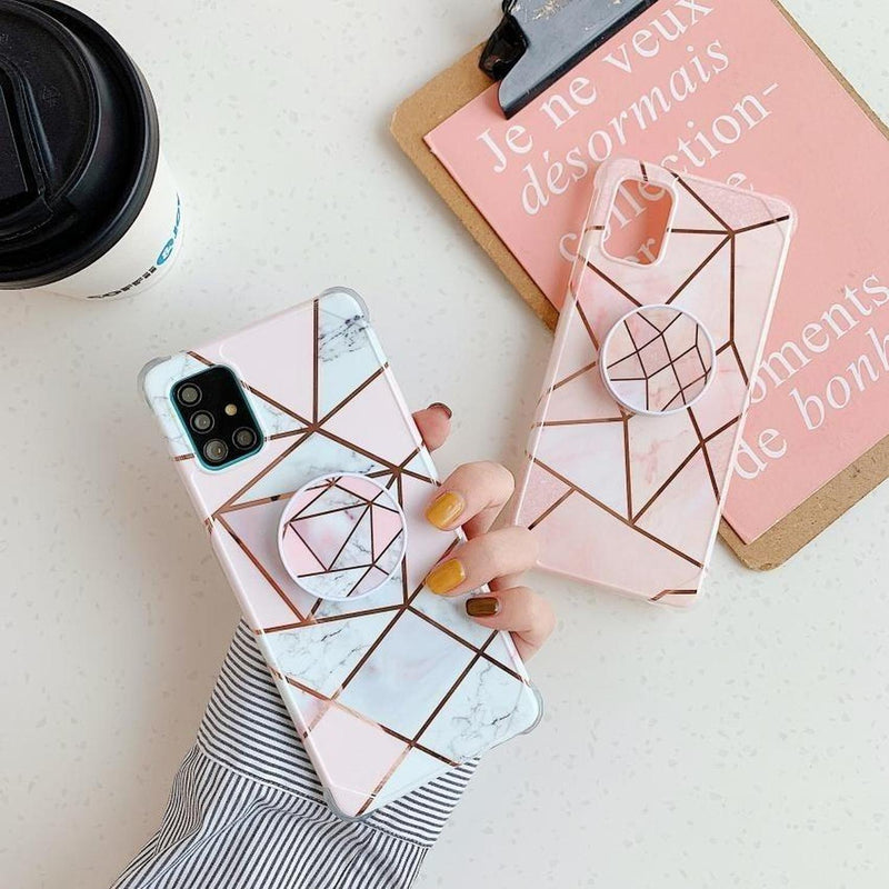 Funda Premium para iPhone Geometria Mujer Reforzada Fuerte