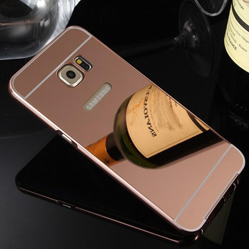 Case Para Huawei Mate 7 O P8 Aluminio Espejo Bumper Resistente Uso Rudo Metal Funda Hombre Mujer Dam