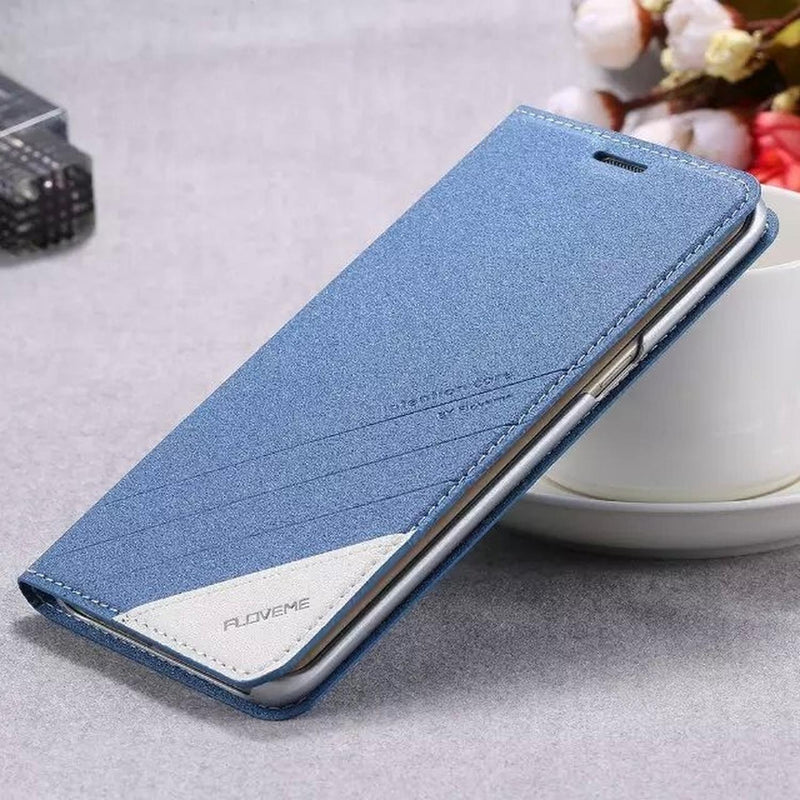 Funda Flip para iPhone Galaxy Cartera Hombre Mujer Billetera