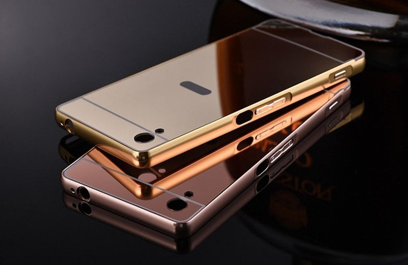 Case Para Huawei Mate 7 O P8 Aluminio Espejo Bumper Resistente Uso Rudo Metal Funda Hombre Mujer Dam