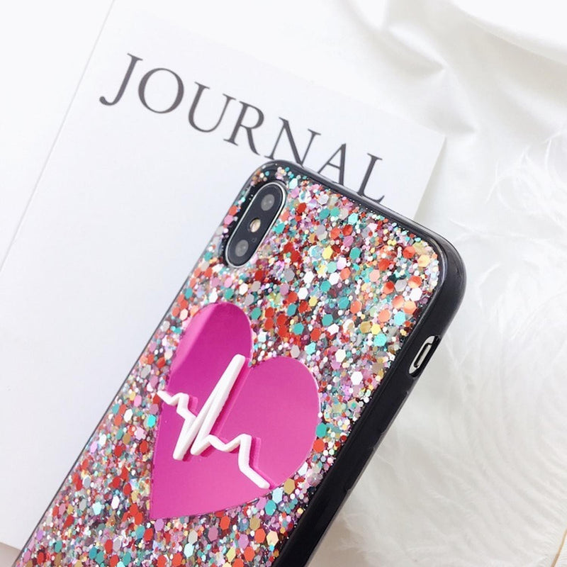 Funda Para iPhone Corazon Pulso Ritmo Cardiaco Mujer Hombre