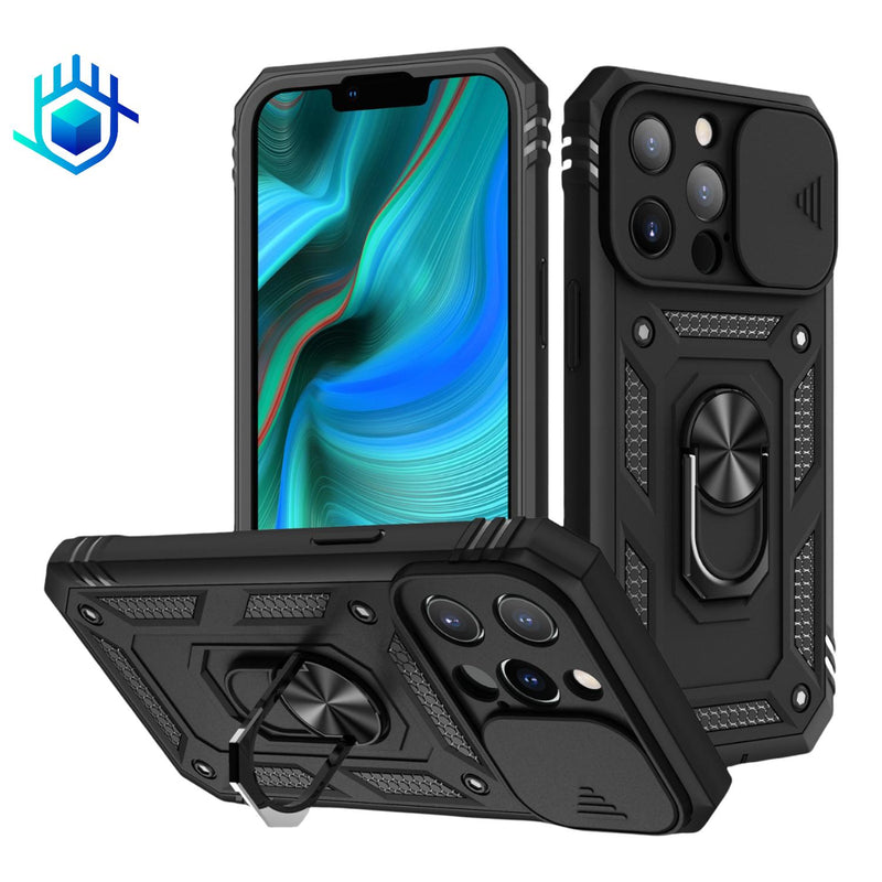 Funda Realme Robot Version 2.0 Anillo+Mica Hidrogel Uso Rudo