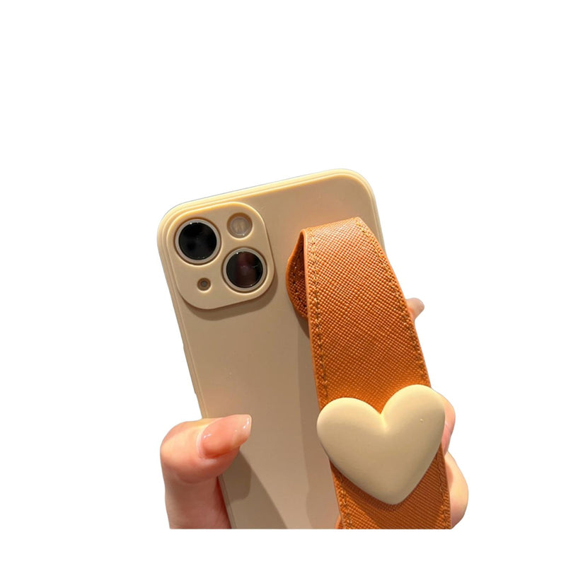 Funda Corazon para iPhone + Mica Protector Case Mujer Fuerte