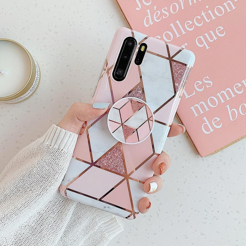 Case De Xiaomi Redmi Geometria Soporte Hombre Dama Mujer