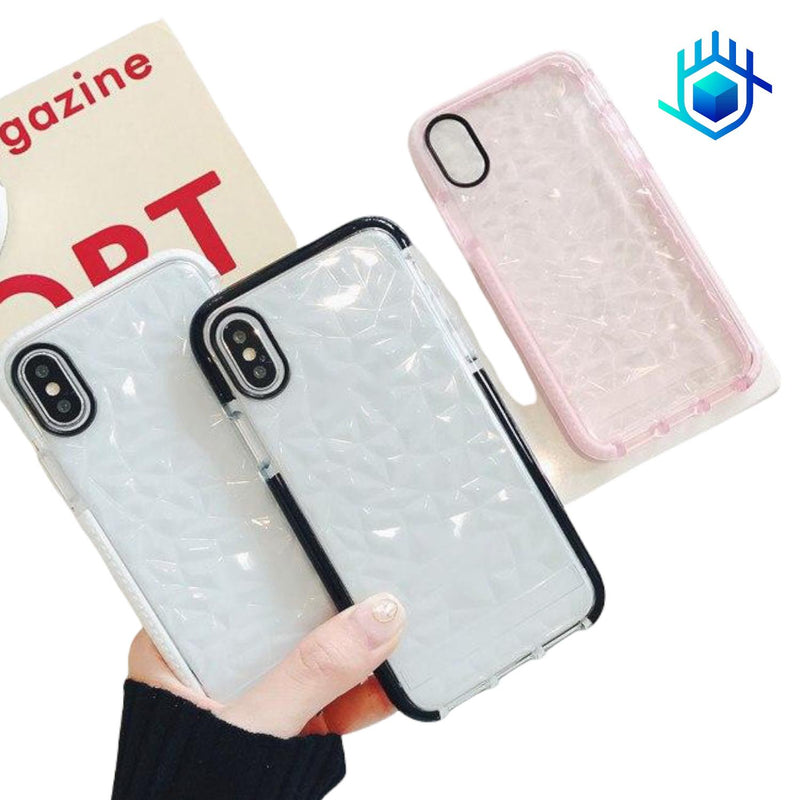 Funda para iPhone Diamantes 3d Reforzada Mujer Dama Protecto