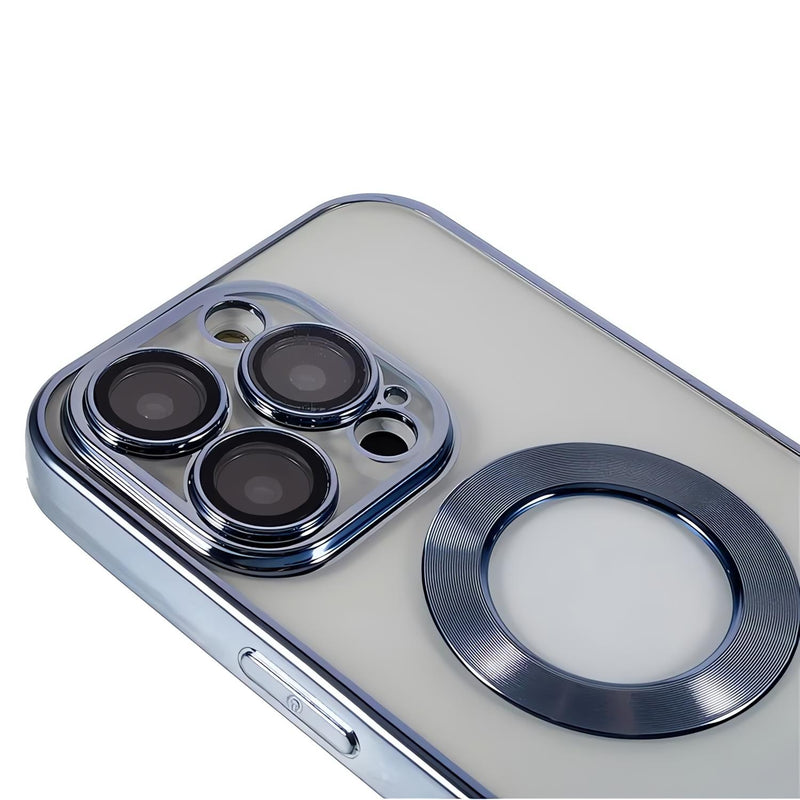 Funda de Lujo Goma para iPhone 8/7 Plus + Mica Case Elegante