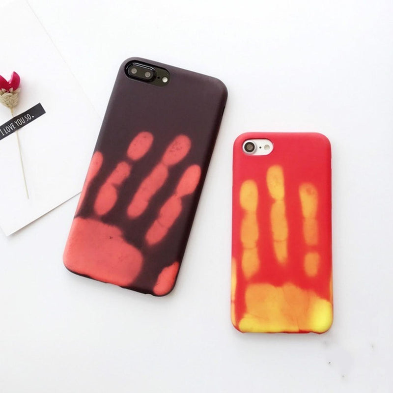 Funda Para iPhone Galaxy Termal Cambiar Color Hombre Mujer