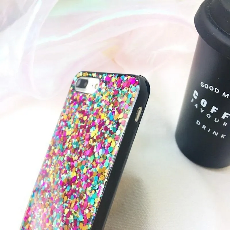 Funda Glitter para iPhone Brillo Diamantes Escarcha Diamante