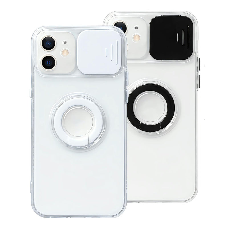 Funda Protectora Camara con Anillo para iPhone X / XS + Mica