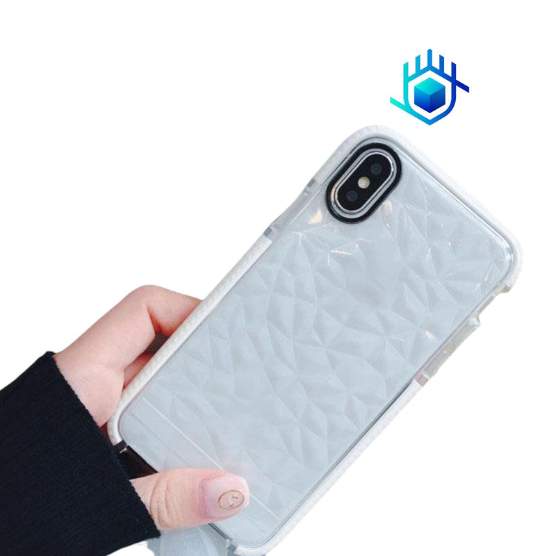 Funda para iPhone Diamantes 3d Reforzada Mujer Dama Protecto