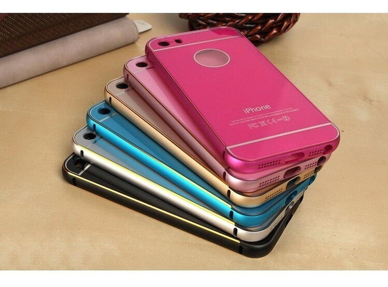 Funda para iPhone Aluminio Metal Reforzada Case Hombre Mujer