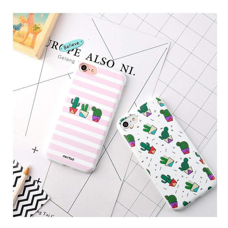 Funda Cactus iPhone Divertidas Maceta Case Planta Mujer Dama