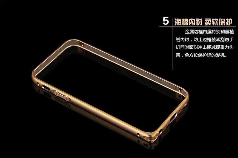 Funda Bumper para iPhone Aluminio Super Delgado Ligero Case