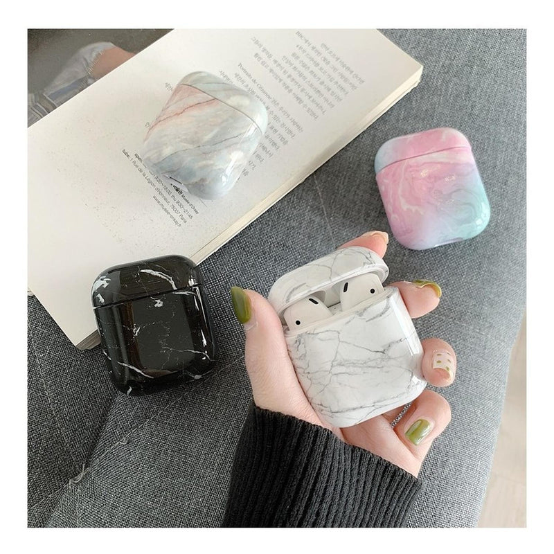 Funda para AirPods Rigida Marmol Mandala Case Mujer Hombre