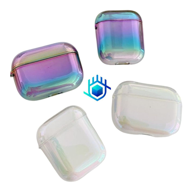 Funda para AirPods Arcoiris Galaxia Hombre Mujer Tornasol 3D