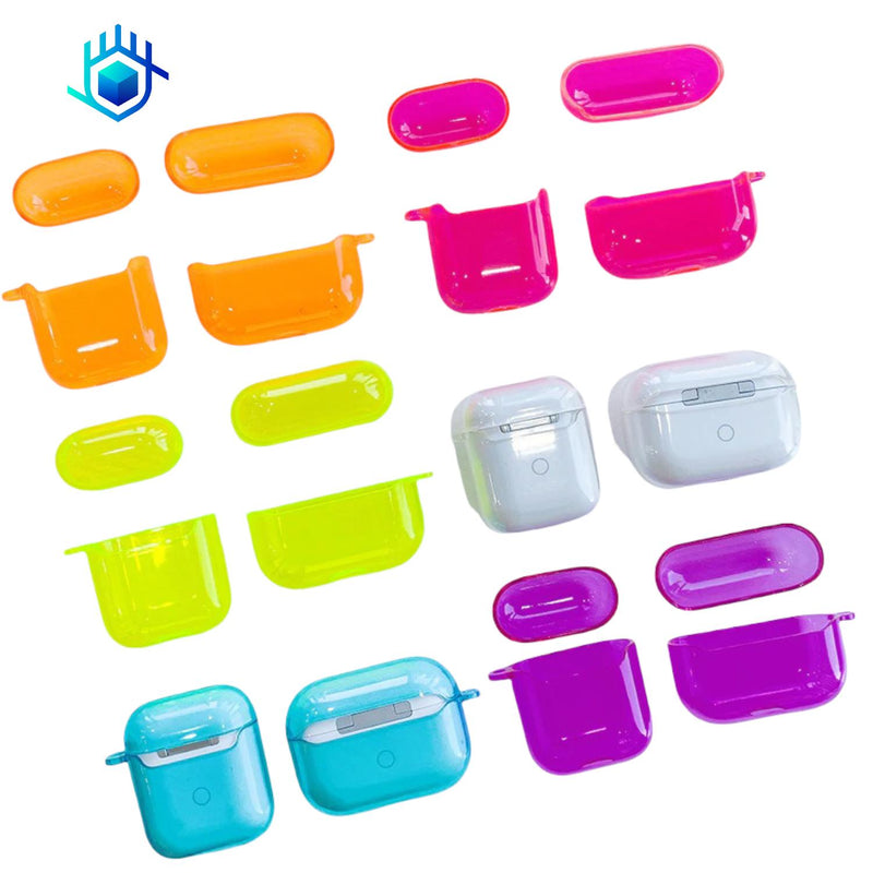 Funda Candy Neon para AirPods Case Uso Rudo Mujer 3d Hombre