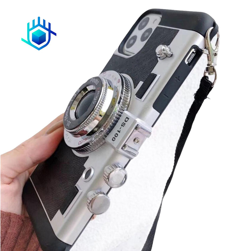 Funda para iPhone Camara Profesional 3d Collar Mujer Hombre