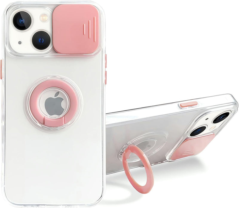 Funda Protectora Camara Anillo para iPhone 13 Pro Max + Mica