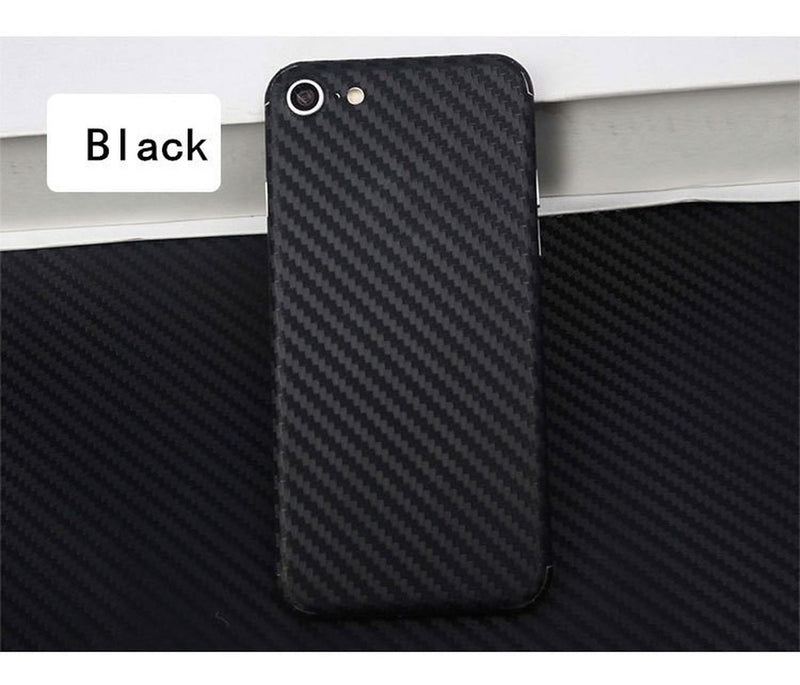 Sticker Para iPhone Fibra Carbon Hombre Mujer Protector 3d